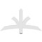 Ekena Millwork Davenport Architectural Grade PVC Gable Bracket, 48"W x 26"H x 2"D x 4"F, 13/12 Pitch GBP048X26X0204DAV00 - alternate 4